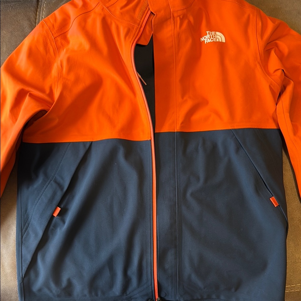 The North Face Orange and Black Performance Jacket
